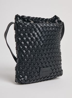 Imagen 2 del producto Cartera de Hombro Cruzada Mediana con Diseño Entramado