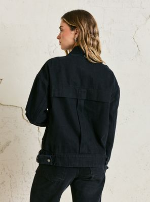 Imagen 2 del producto Chaqueta Pliegues Bolsillos Look Desgastado