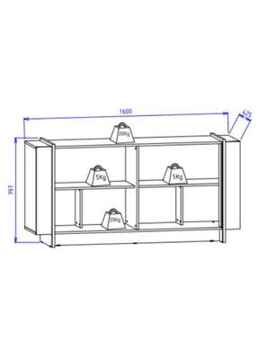 Imagen 2 del producto Buffet Copacabana Freijo Preto