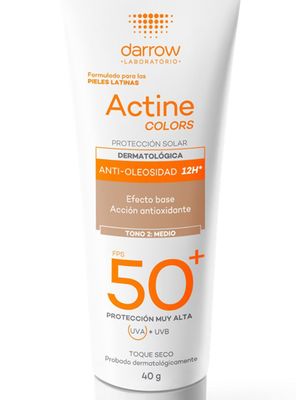 Imagen 2 del producto Colors Protector Solar SPF 50+ tono  medio 40 ml Actine
