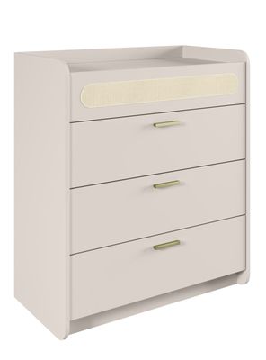 Cómoda Duna Blanca 4 Cajones