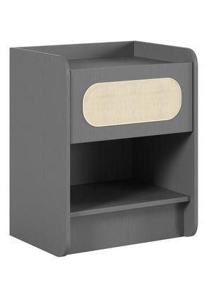 Velador Duna Gris 1 Cajón