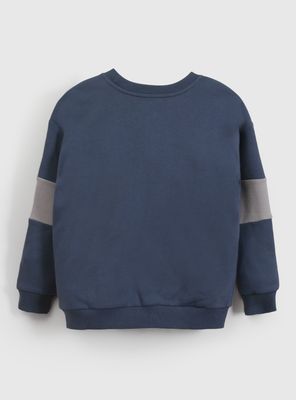 Imagen 2 del producto Polerón Estampado Sport con Manga Block Color