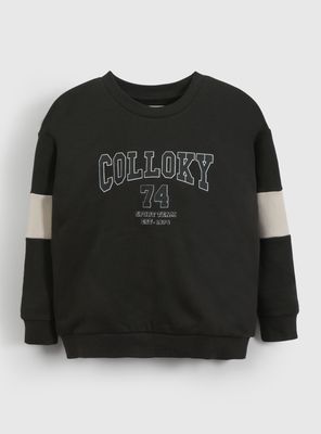 Polerón Estampado Sport con Manga Block Color Niño