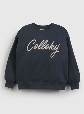 Polerón Bordado Logo Rayas Niña