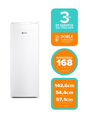 Imagen 2 del producto Freezer Vertical Frío Directo 168 Litros MFV645B Blanco