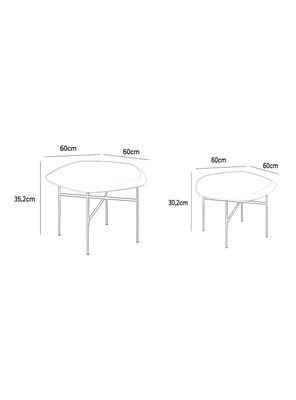 Imagen 2 del producto Mesa Centro Duo Aria 35.2- 30.2x60 cm