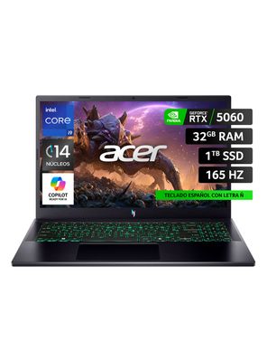 Imagen 2 del producto Notebook Gamer ANV15-52-96J3-1 Intel Core i9-H RTX 5060 8GB GDDR7 32GB RAM 1TB SSD 15.6' 165Hz