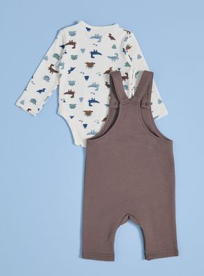 Imagen 2 del producto Conjunto Jardinera y Body de Algodón Niño