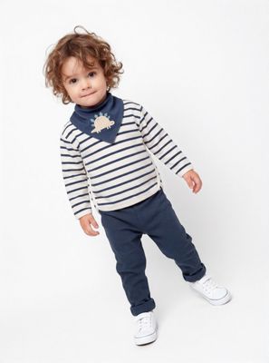 Imagen 2 del producto Conjunto Set 3 Piezas Polerón, Babero Dino y Pantalón