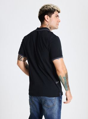 Imagen 2 del producto Polera Cuello Polo con Detalle Líneas