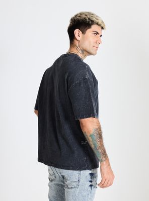Imagen 2 del producto Polera Loose Fit Lavado Gravillado