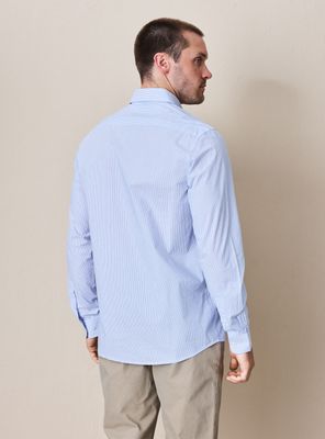 Imagen 2 del producto Camisa Manga Larga Poplin Algodón Rayas