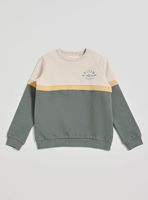 Imagen 2 del producto Polerón Color Block Textura