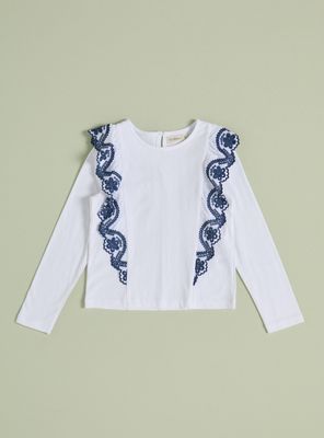 Imagen 2 del producto Polera Vuelos Broderie Color