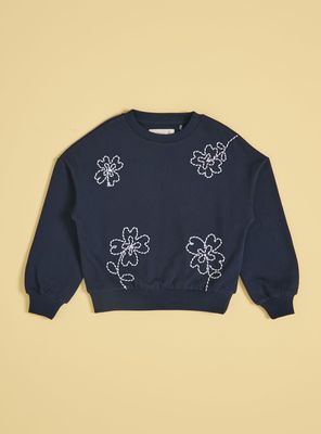 Imagen 2 del producto Polerón Diseño Flores con Cordón