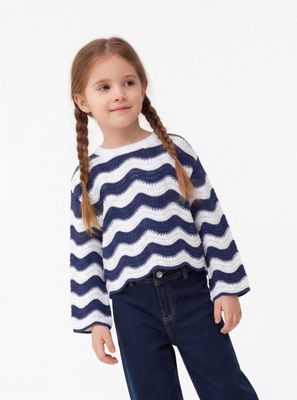 Sweater Diseño Rayas Marinero