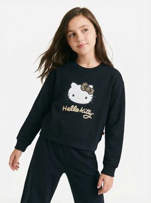 Polerón Estampado Frontal y Trasero Hello Kitty