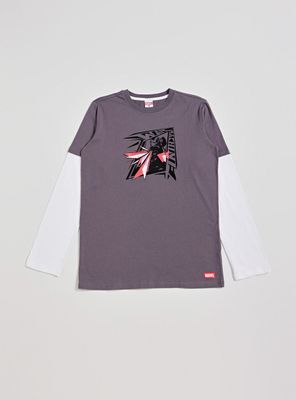 Imagen 2 del producto Polera Doble Manga Color con Estampado Avengers