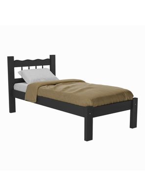 Cama Individual Infantil Be 90x94x195 cm Negro