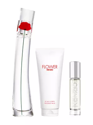 Set Perfume Flower by Kenzo EDP 50 ml + 10 ml + Body Milk 75 ML Xmas 25