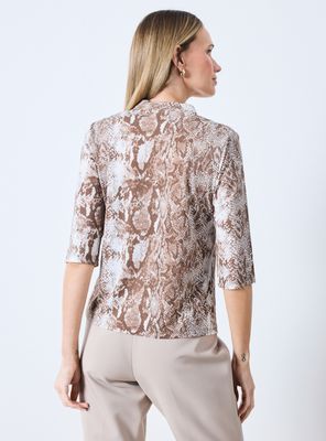 Imagen 2 del producto Polera Tipo Blusa Manga Codo