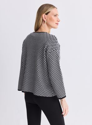 Imagen 2 del producto Chaleco Jacquard Botones y Bolsillos Delanteros