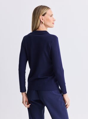 Imagen 2 del producto Sweater Cuello Polo y Botones Metálicos