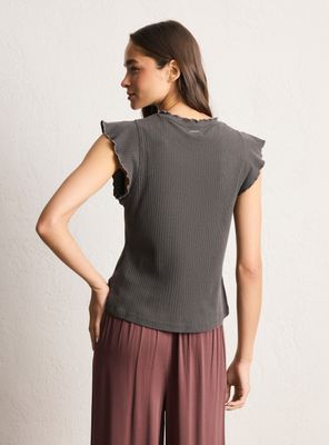 Imagen 2 del producto Polera Tela Acanalada con Proceso de Teñido