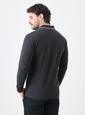 Imagen 2 del producto Polera Piqué Manga Larga Lisa