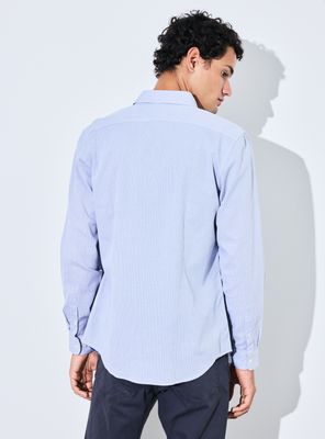 Imagen 2 del producto Camisa Poplin Rayas Manga Larga