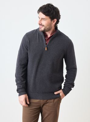 Sweater Half Zipper