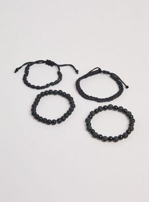 Imagen 2 del producto Set de Accesorios Mix Pulseras Negras 4 Piezas