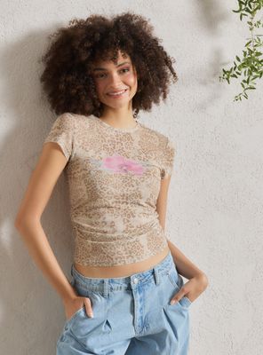 Imagen 1 del producto Polera Animal Print y Flores