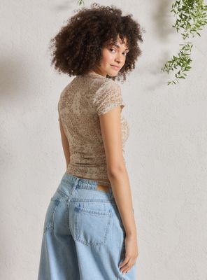 Imagen 2 del producto Polera Animal Print y Flores