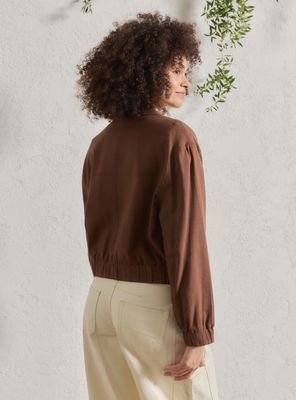 Imagen 2 del producto Chaqueta Bomber con Cierre Frontal