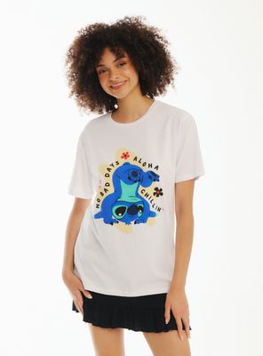 Polera Estampada Stitch Color