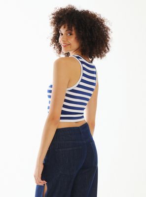 Imagen 2 del producto Polera Estampada Líneas con Bordado Stitch