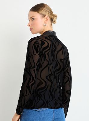 Imagen 2 del producto Blusa con Botones Cuello V C14