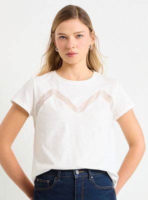 Imagen 1 del producto Polera con Diseño Tenue Cuello Redondo