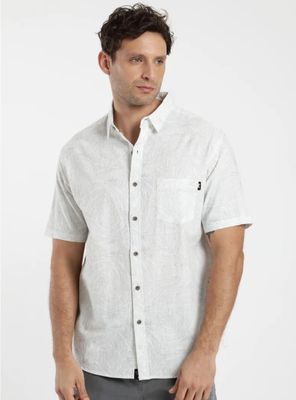 Camisa Textura Monstera Algodón Orgánica