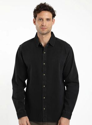 Imagen 1 del producto Camisa Denim Graf Manga Larga Algodón Orgánico