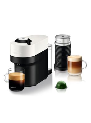 Nespresso Cafetera Vertuo Pop Blanca + Espumador De Leche