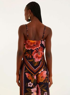 Imagen 2 del producto Blusa Escote Cuadrado y Diseño Floral