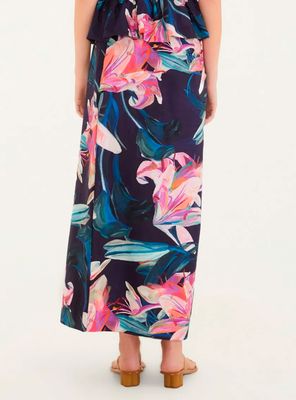 Imagen 2 del producto Falda Recta Detalle Fruncido Lateral