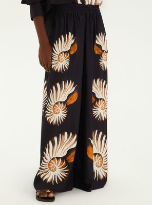 Pantalón Palazzo Diseño Caracoles de Mar