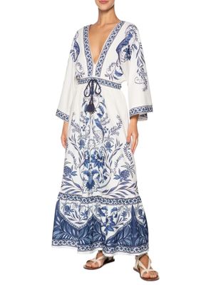 Vestido Midi con Manga Diseño Boho