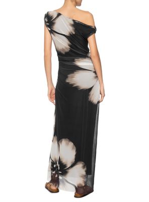 Imagen 2 del producto Vestido Asimétrico Diseño Maxi Flores