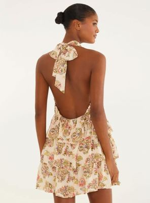 Imagen 2 del producto Vestido Corto con Vuelos Diseño Floral