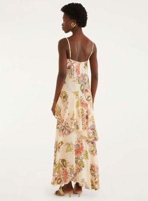 Imagen 2 del producto Vestido Falda Asimétrica Diseño Floral